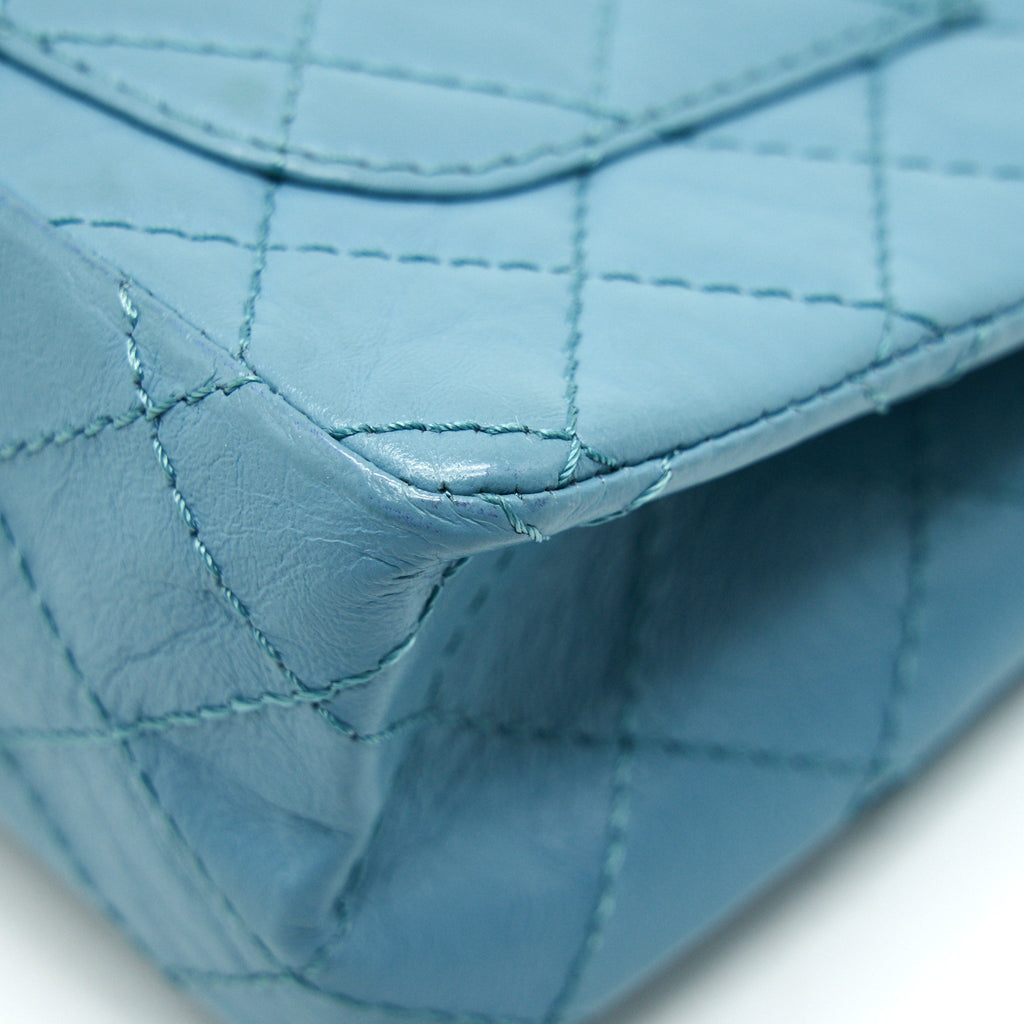 CHANEL MINI 2.55 REISSUE HANDBAG BLUE