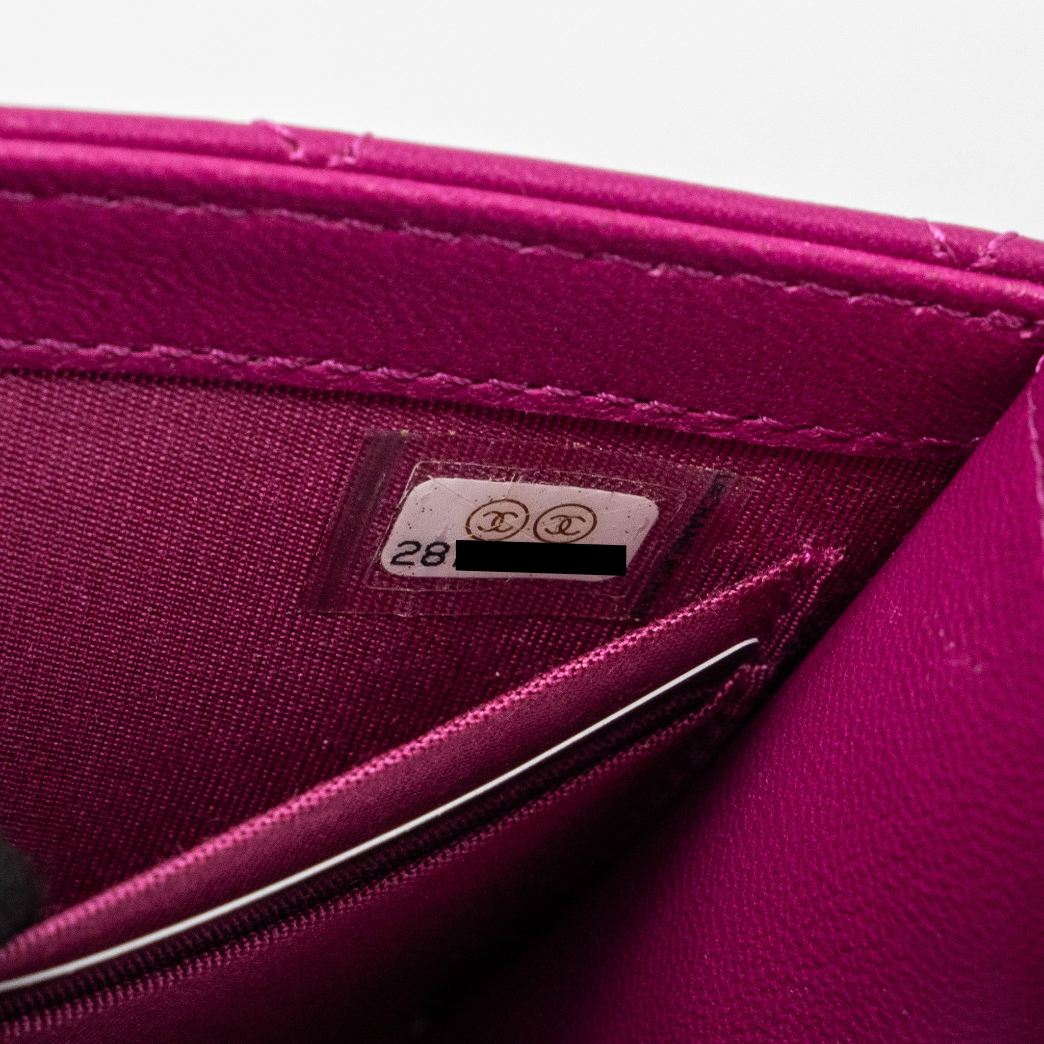 Chanel Mini Trendy CC Clutch Lambskin Pink L