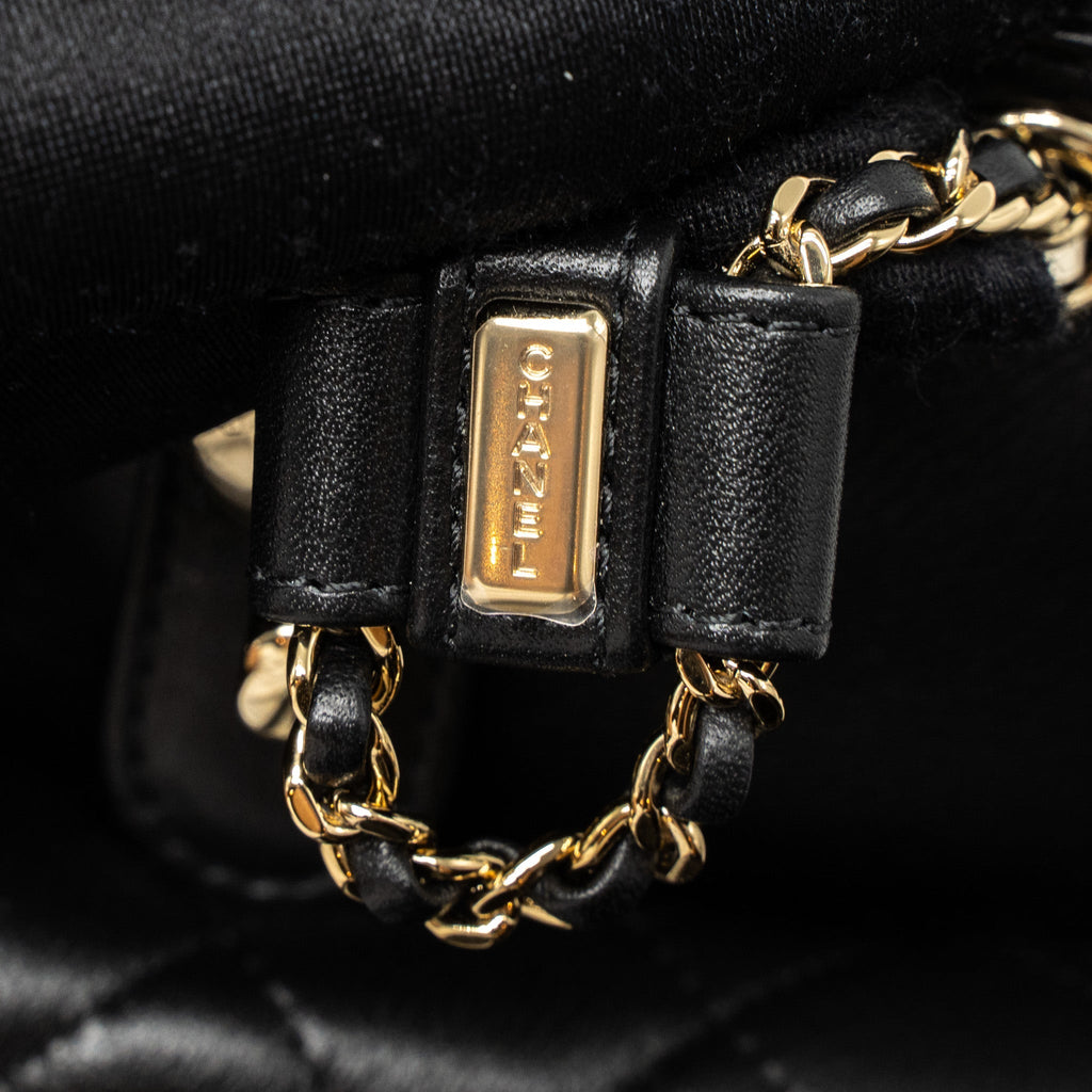 Chanel 23C Duma Mini Backpack Calfskin Black L (Microchip)