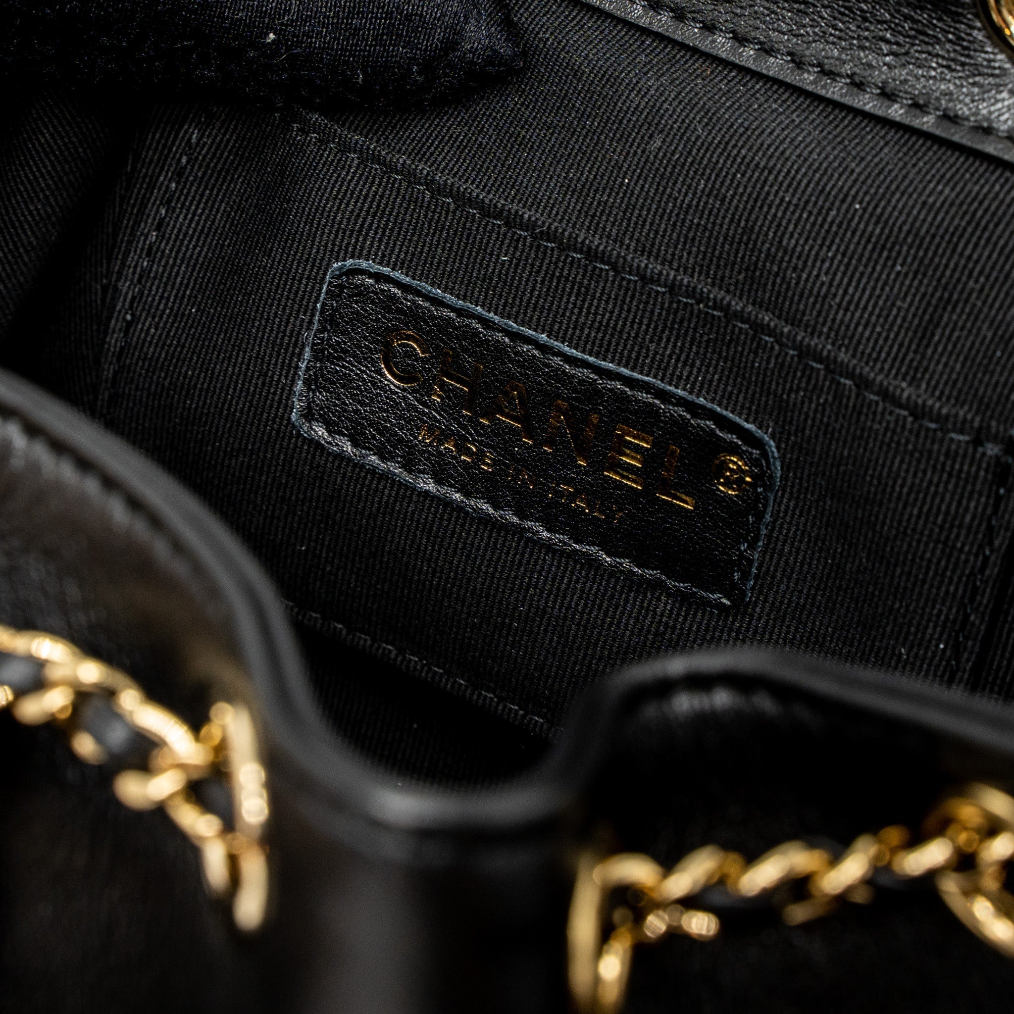 Chanel 23C Duma Mini Backpack Calfskin Black L (Microchip)
