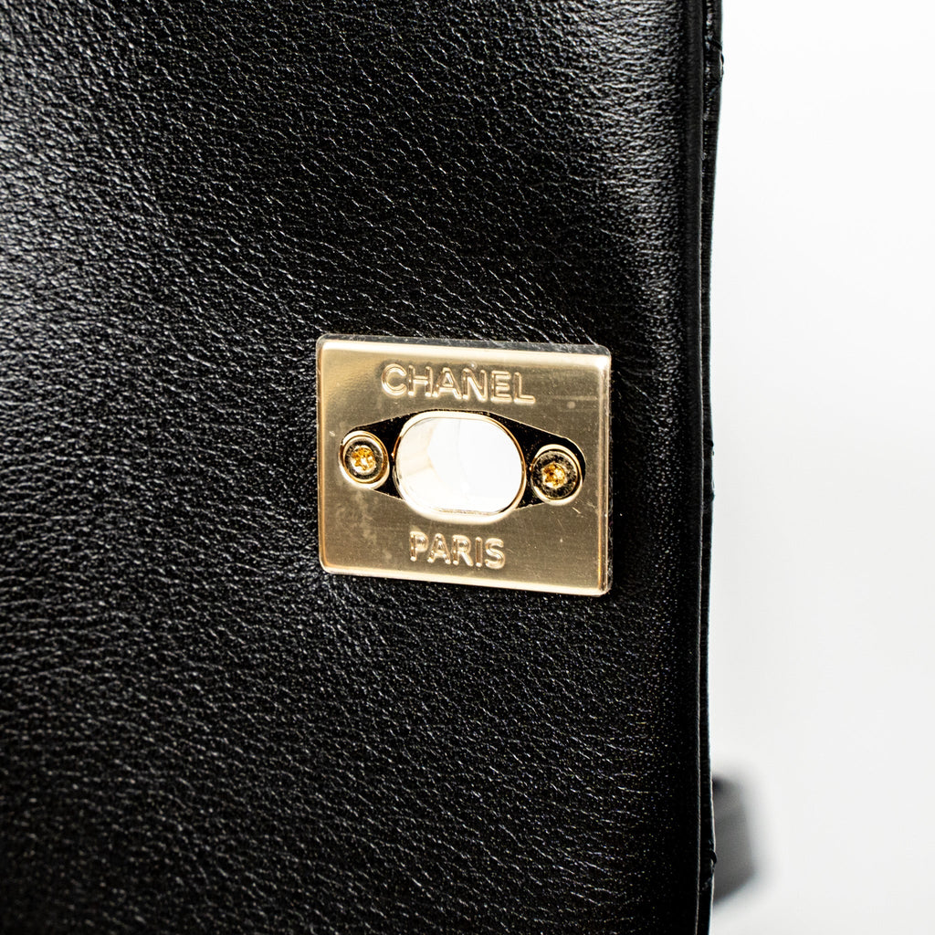 Chanel 23C Duma Mini Backpack Calfskin Black L (Microchip)