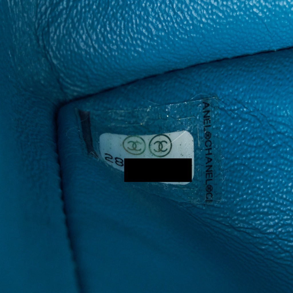 Chanel Tweed 2.55 Small Reissue Flap Bag Blue Brushed
