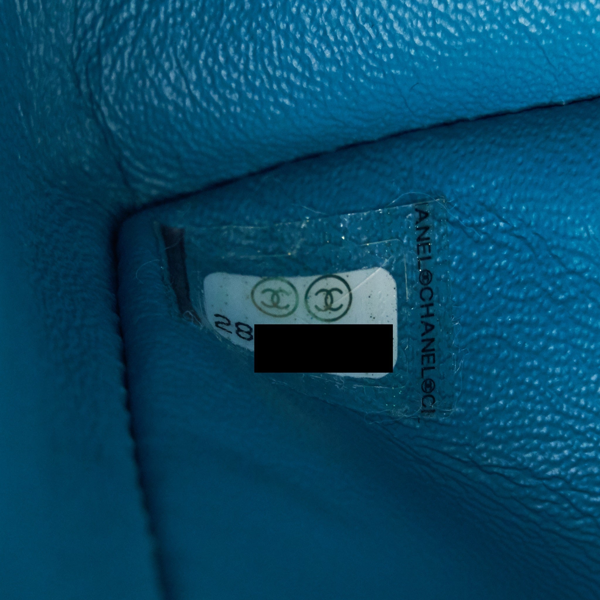 Chanel Tweed 2.55 Small Reissue Flap Bag Blue Brushed