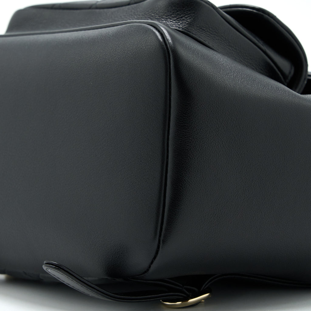 Chanel 23C Large Duma Backpack Calfskin Black L (Microchip)