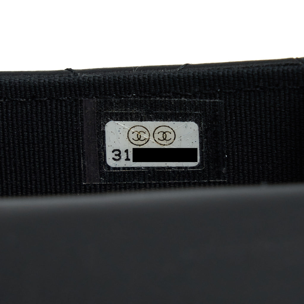 Chanel 21K Flap Coin Purse With Chain Black L