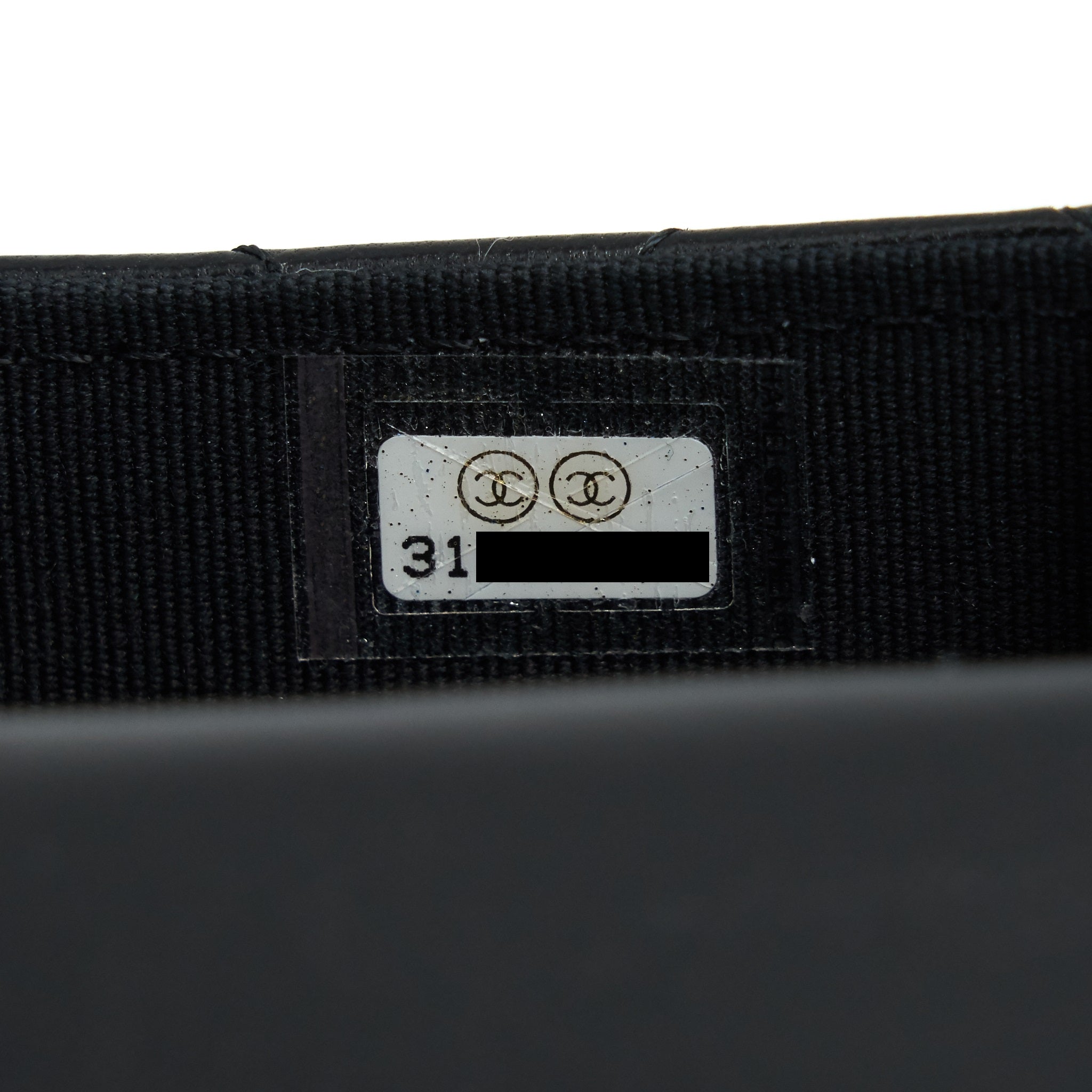 Chanel 21K Flap Coin Purse With Chain Black L