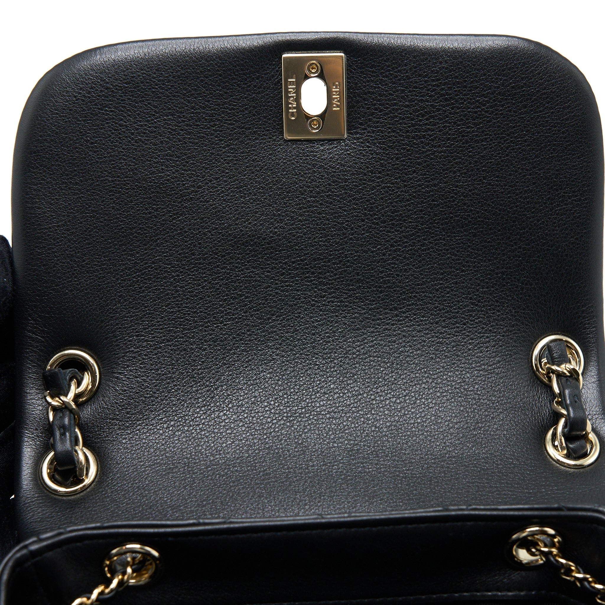 Chanel 23C Large Duma Backpack Calfskin Black L (Microchip)