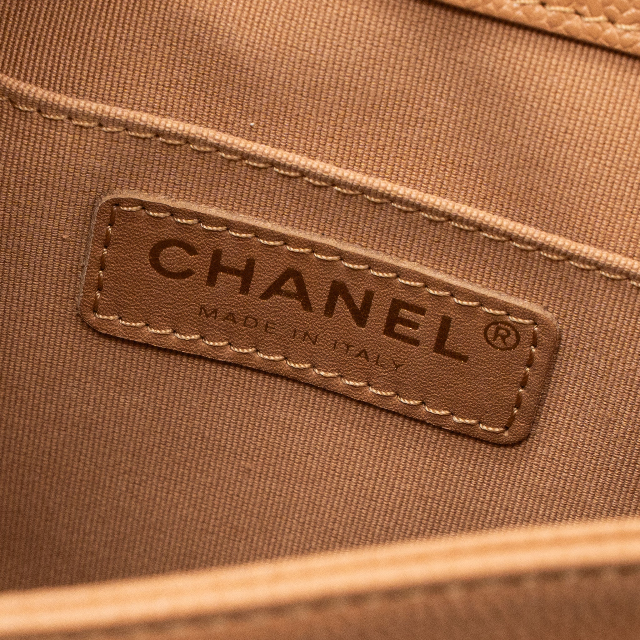 Chanel 23p Triple Pack Backpack Caviar Dark Beige L(Microchip)
