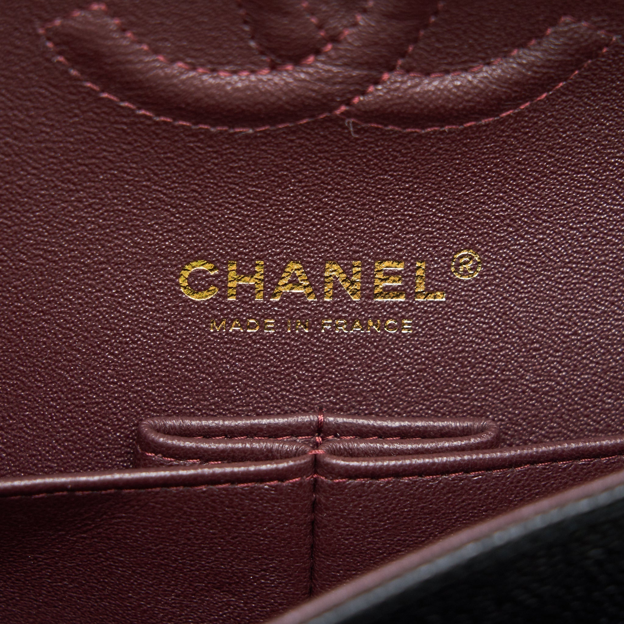 CHANEL MEDIUM CLASSIC DOUBLE FLAP BAG CAVIAR BLACK