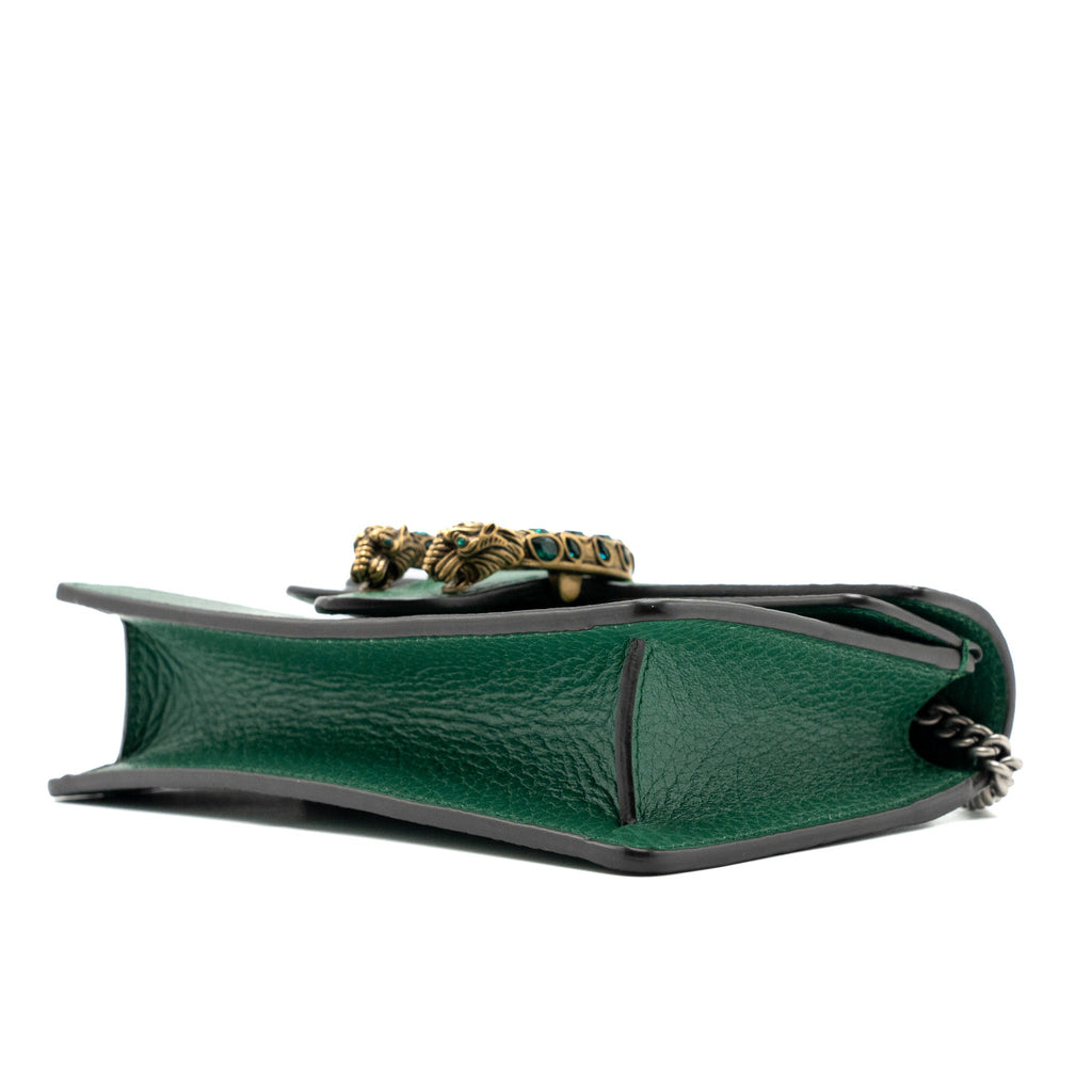 Gucci Dionysus Super Mini Calfskin Green Brushed