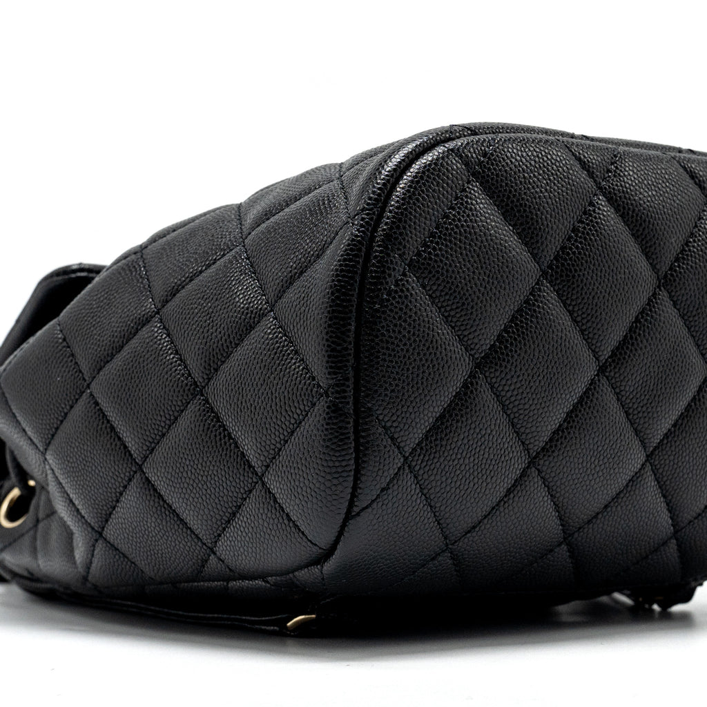 Chanel 23s mini Backpack Caviar Black L (Microchip)