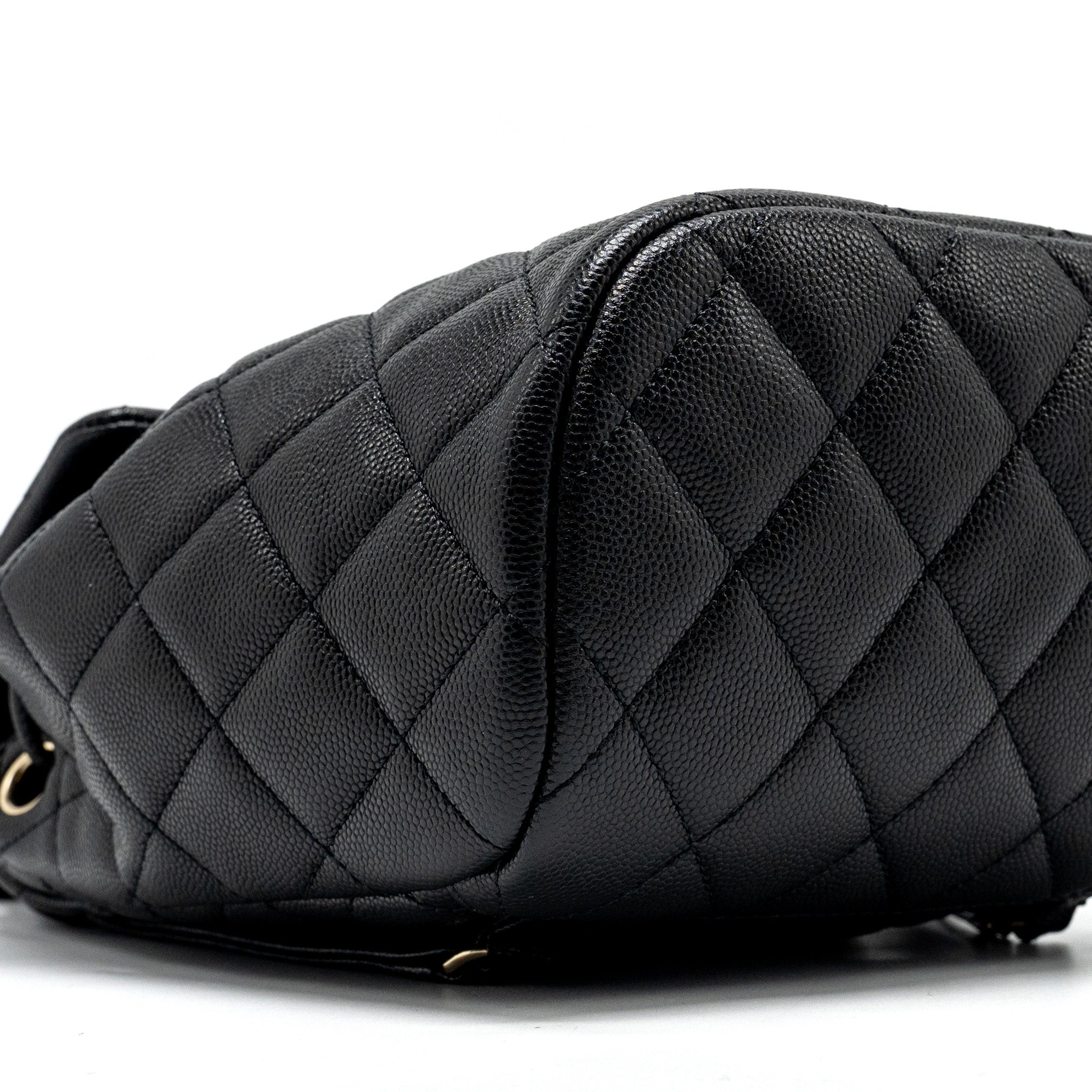 Chanel 23s mini Backpack Caviar Black L (Microchip)