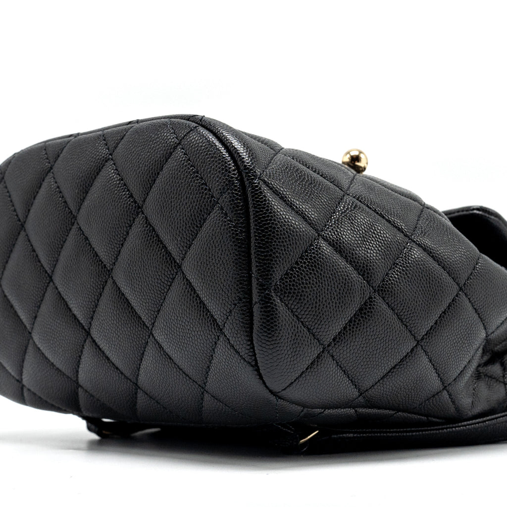 Chanel 23s mini Backpack Caviar Black L (Microchip)