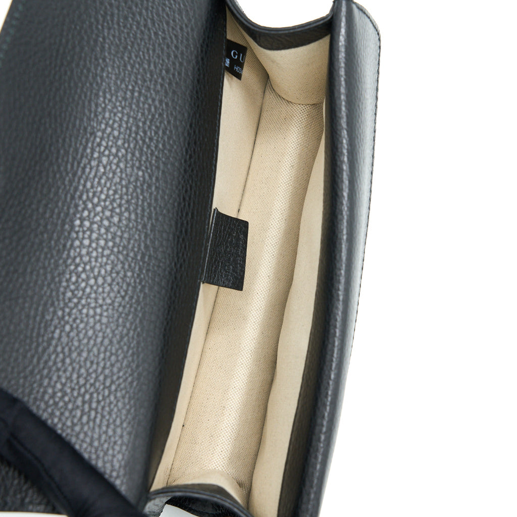 Gucci Small Dionysus Shoulder Bag Black SHW