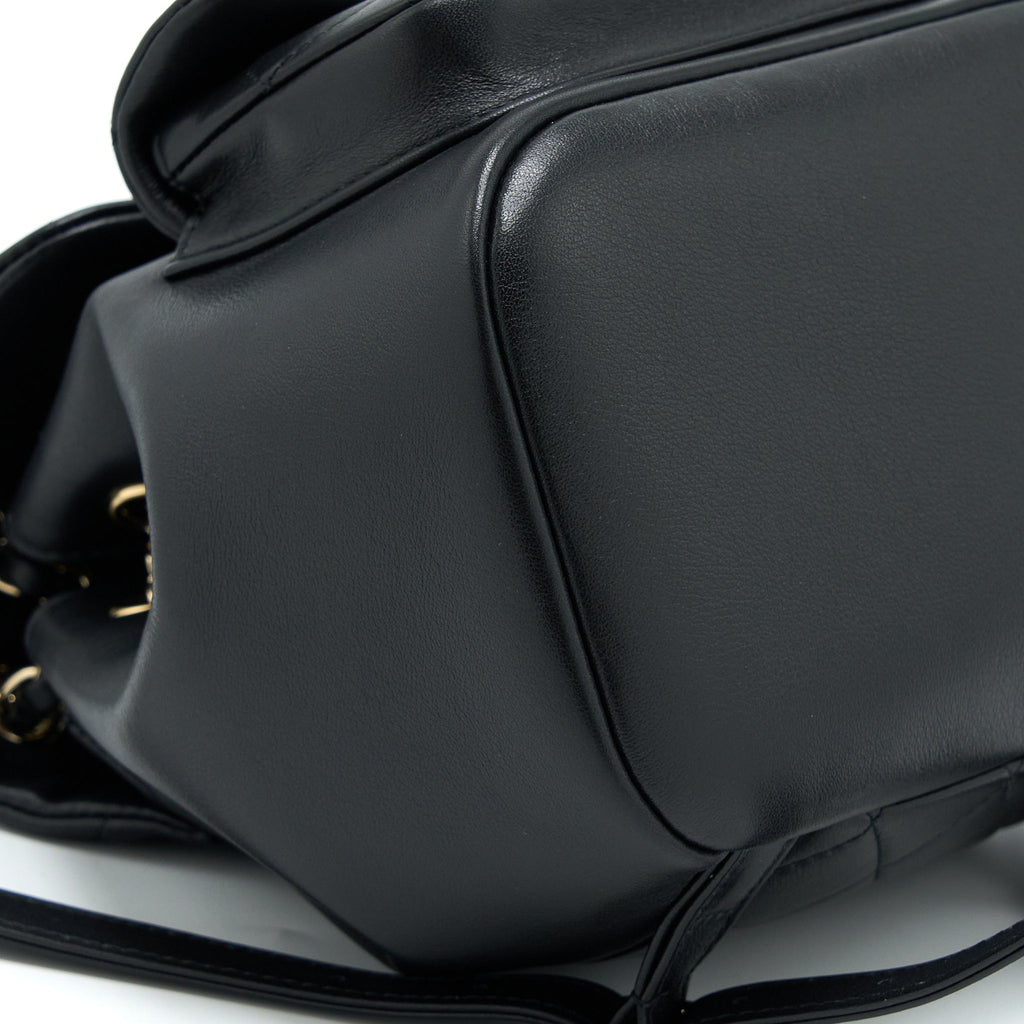 Chanel 23C Duma Mini Backpack Calfskin Black L (Microchip)