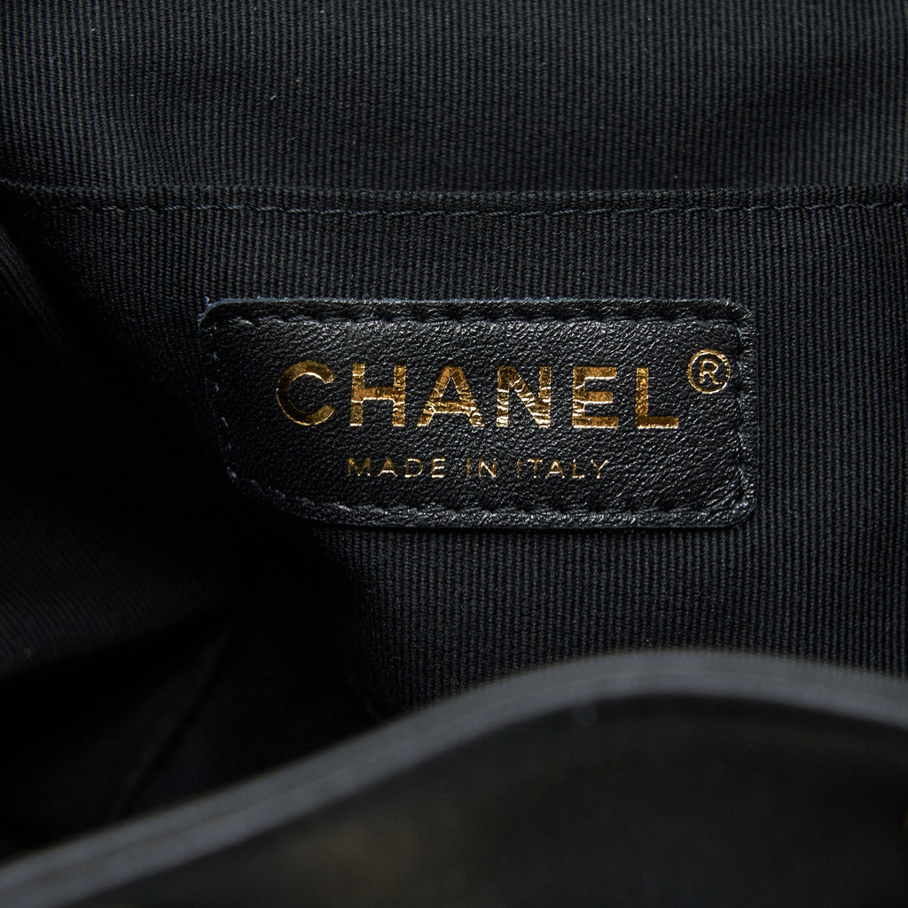 Chanel 23C Duma Mini Backpack Calfskin Black L (Microchip)