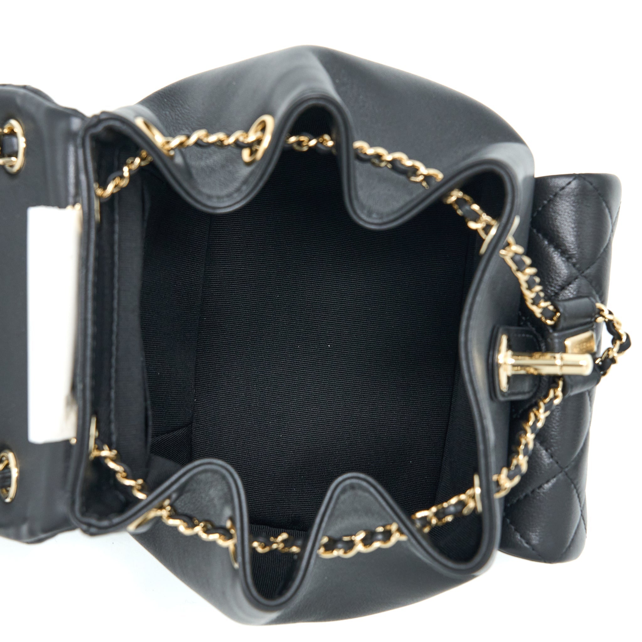 Chanel 23C Duma Mini Backpack Calfskin Black L (Microchip)