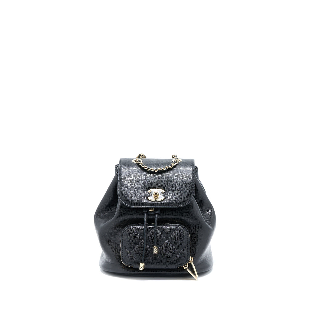 Chanel 22B Affinity Mini Backpack Caviar Black L(Microchip)