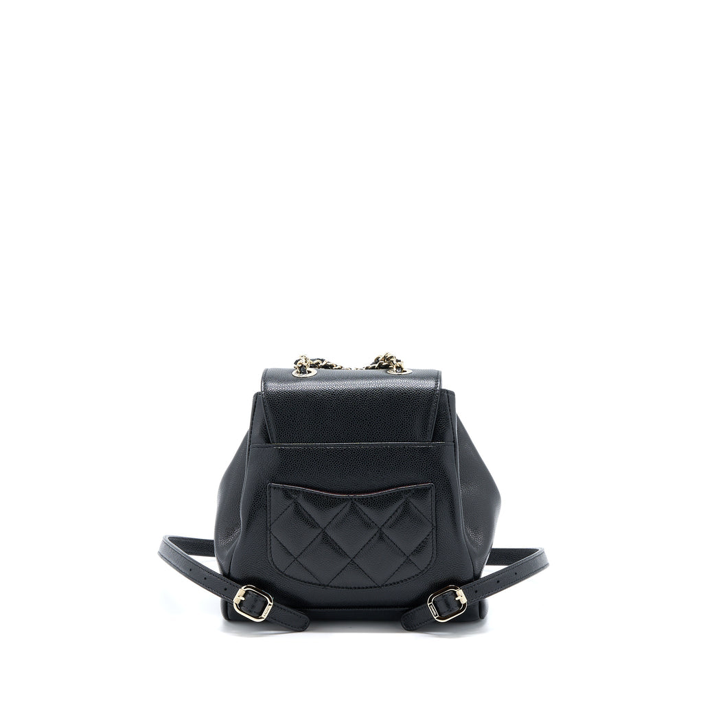 Chanel 22B Affinity Mini Backpack Caviar Black L(Microchip)