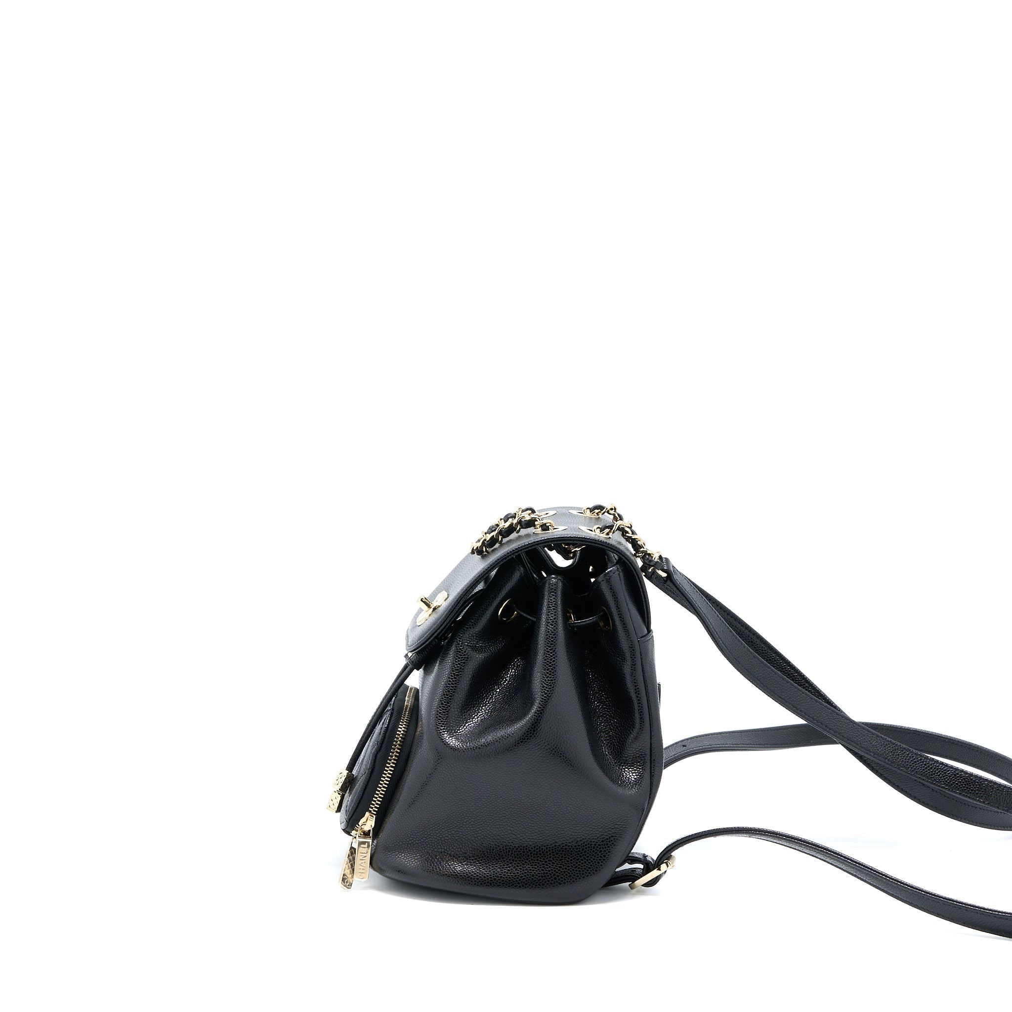 Chanel 22B Affinity Mini Backpack Caviar Black L(Microchip)