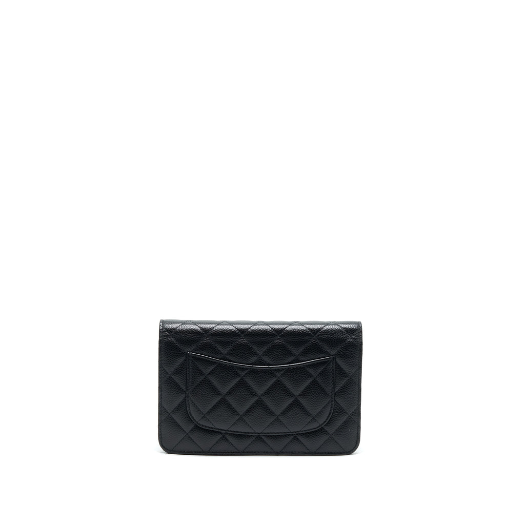 Chanel Wallet On Chain Caviar