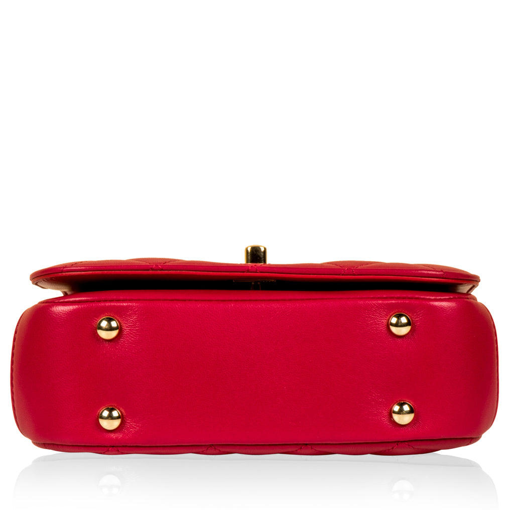 Chanel Chic Carry Top Handle Small - Fuschia