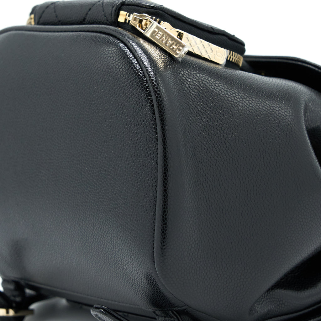 Chanel 22B Affinity Mini Backpack Caviar Black L(Microchip)