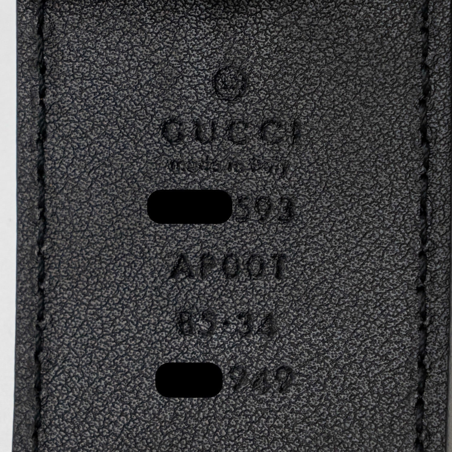 Gucci Size 85 4cm Wide GG Marmont Leather Belt