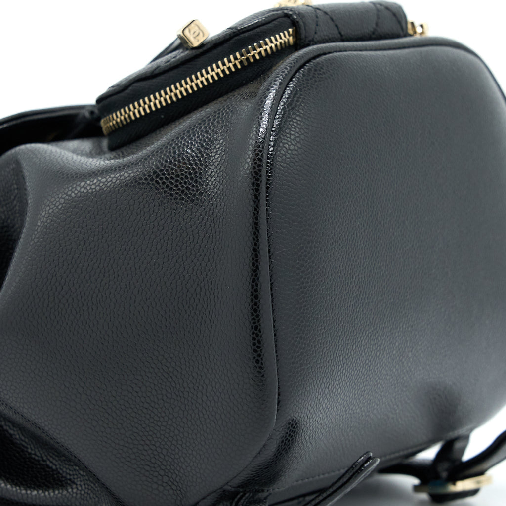 Chanel 22B Affinity Mini Backpack Caviar Black L(Microchip)