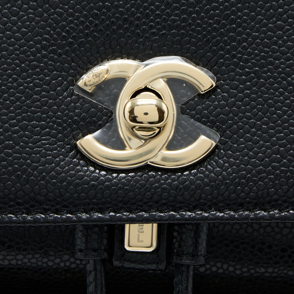 Chanel 22B Affinity Mini Backpack Caviar Black L(Microchip)