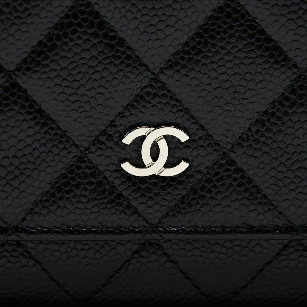 Chanel Wallet On Chain Caviar