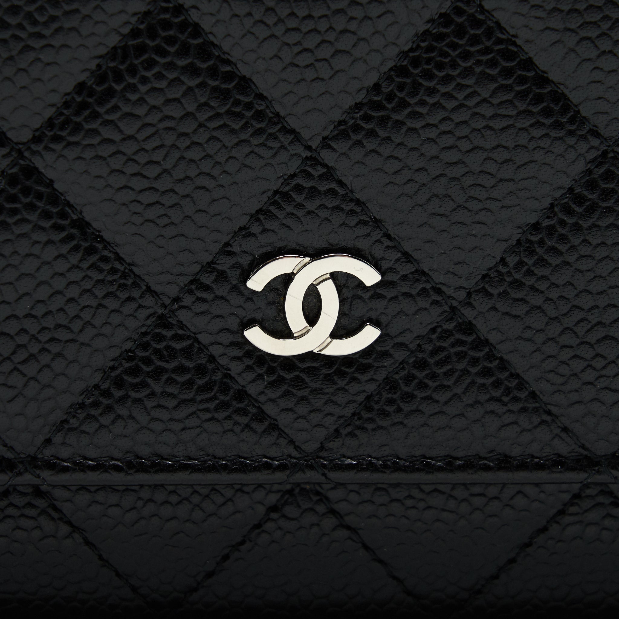 Chanel Wallet On Chain Caviar