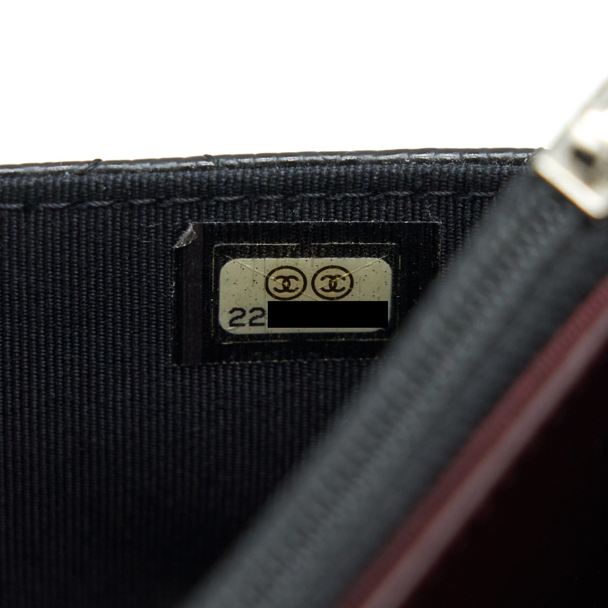 Chanel Wallet On Chain Caviar