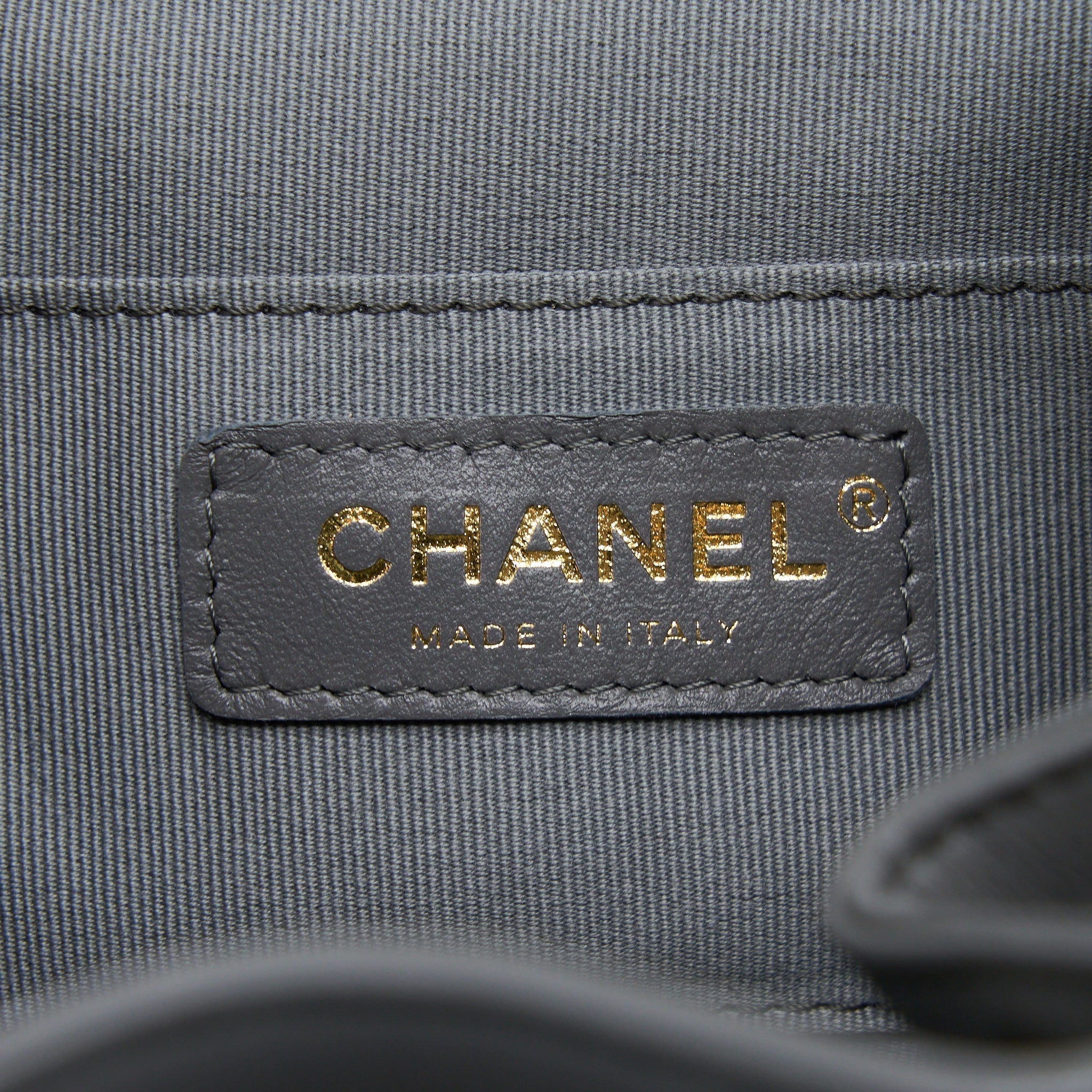 Chanel 22A Mimi Duma Backpack Lambskin Dark Grey L (Microchip)