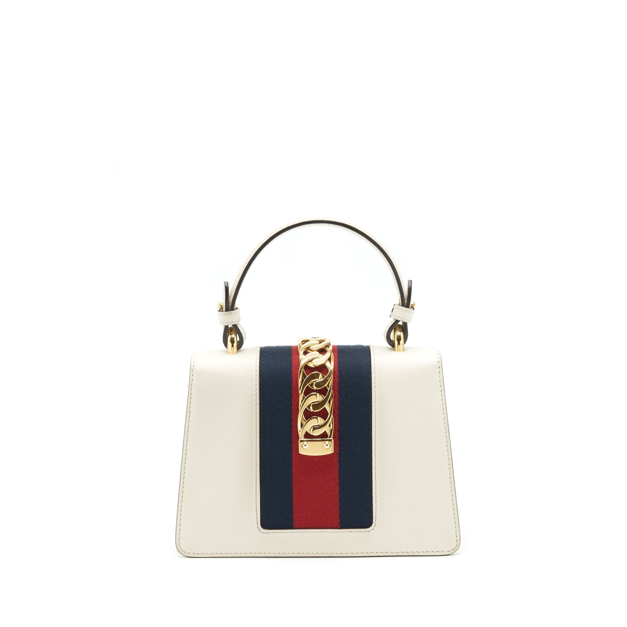 Gucci Mini Top Handle Sylvie Bag White