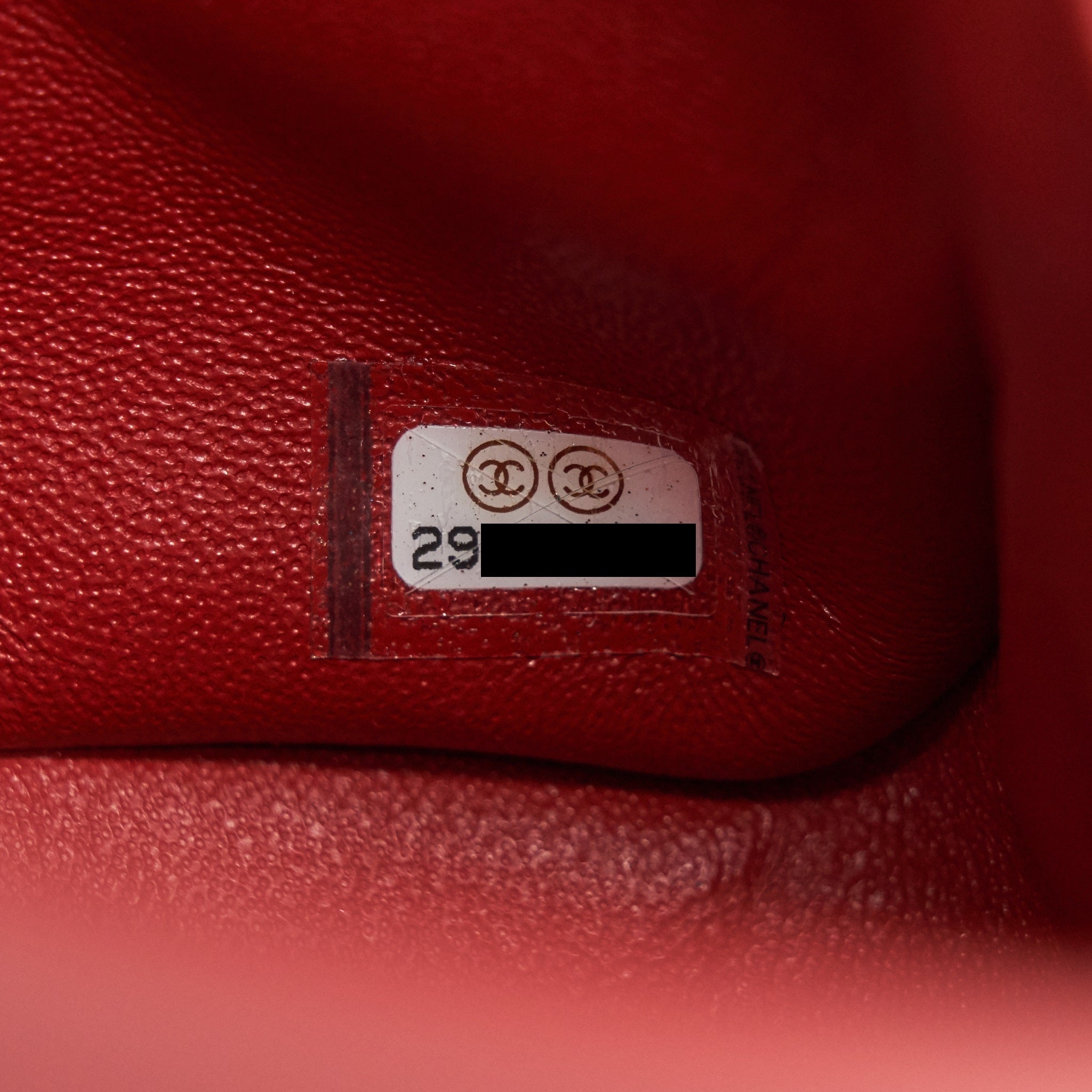 Chanel Mini Square Flap Bag Red L