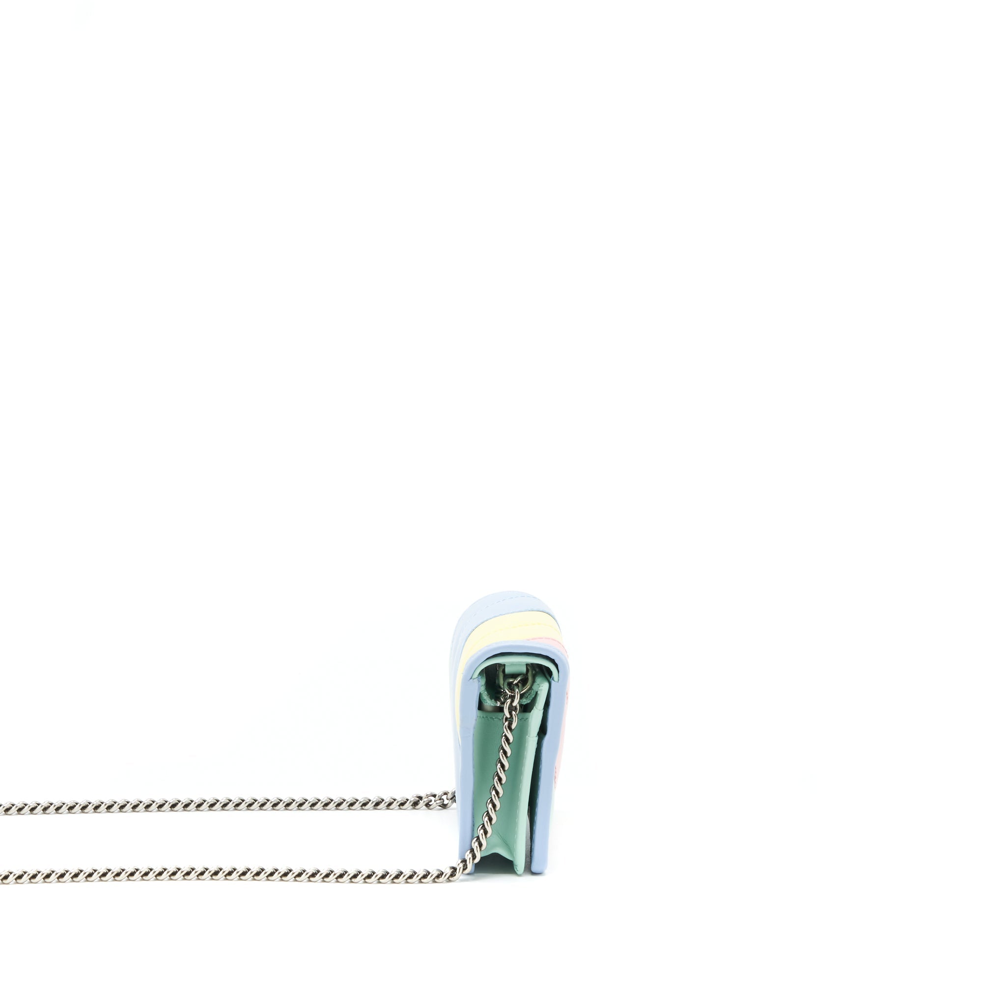 Gucci Pastel Marmont holder on Chain SHW