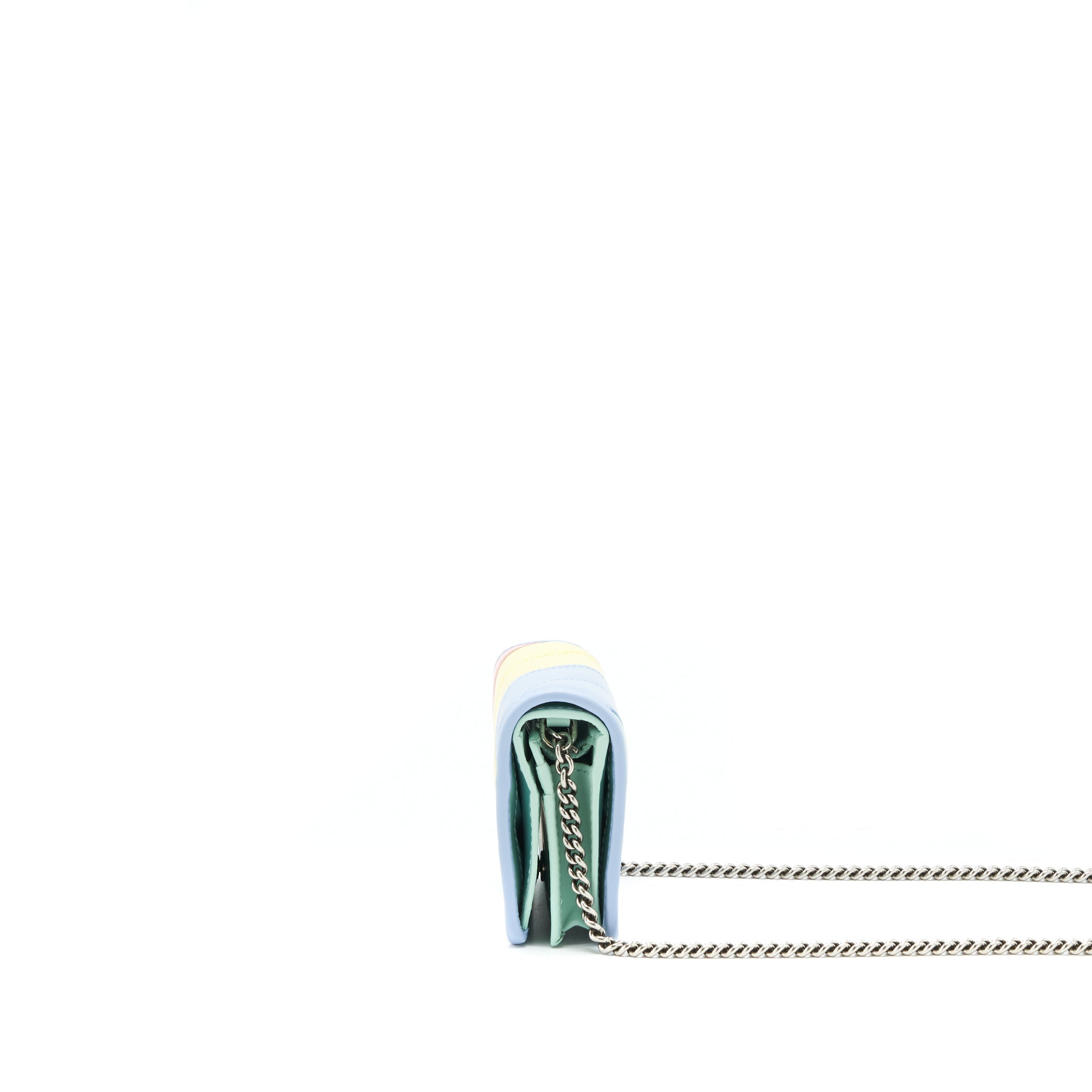 Gucci Pastel Marmont holder on Chain SHW