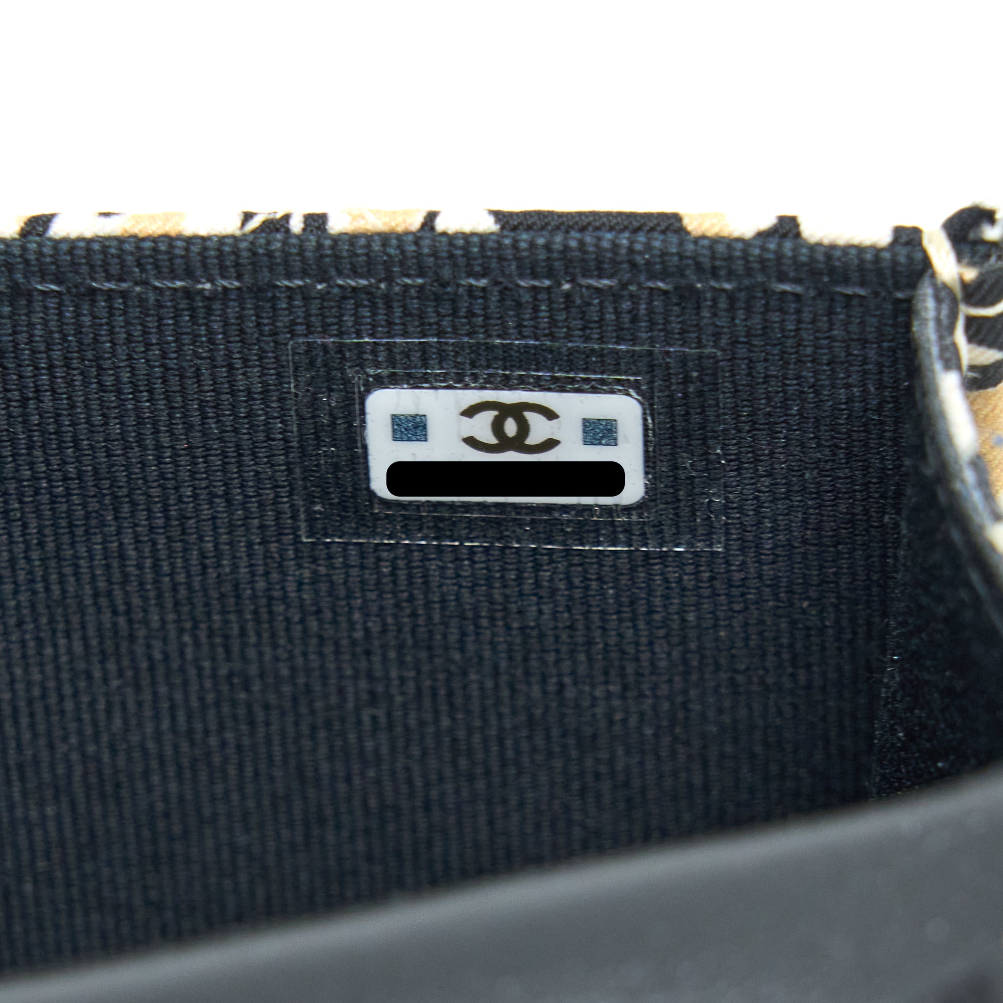 Chanel Mini Clutch With Chains Fabric Multicolour L (Microchip)