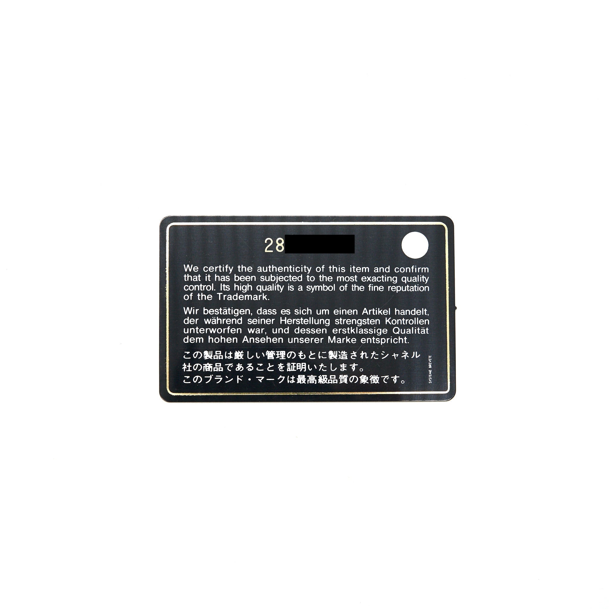 Chanel 19 Pouch black