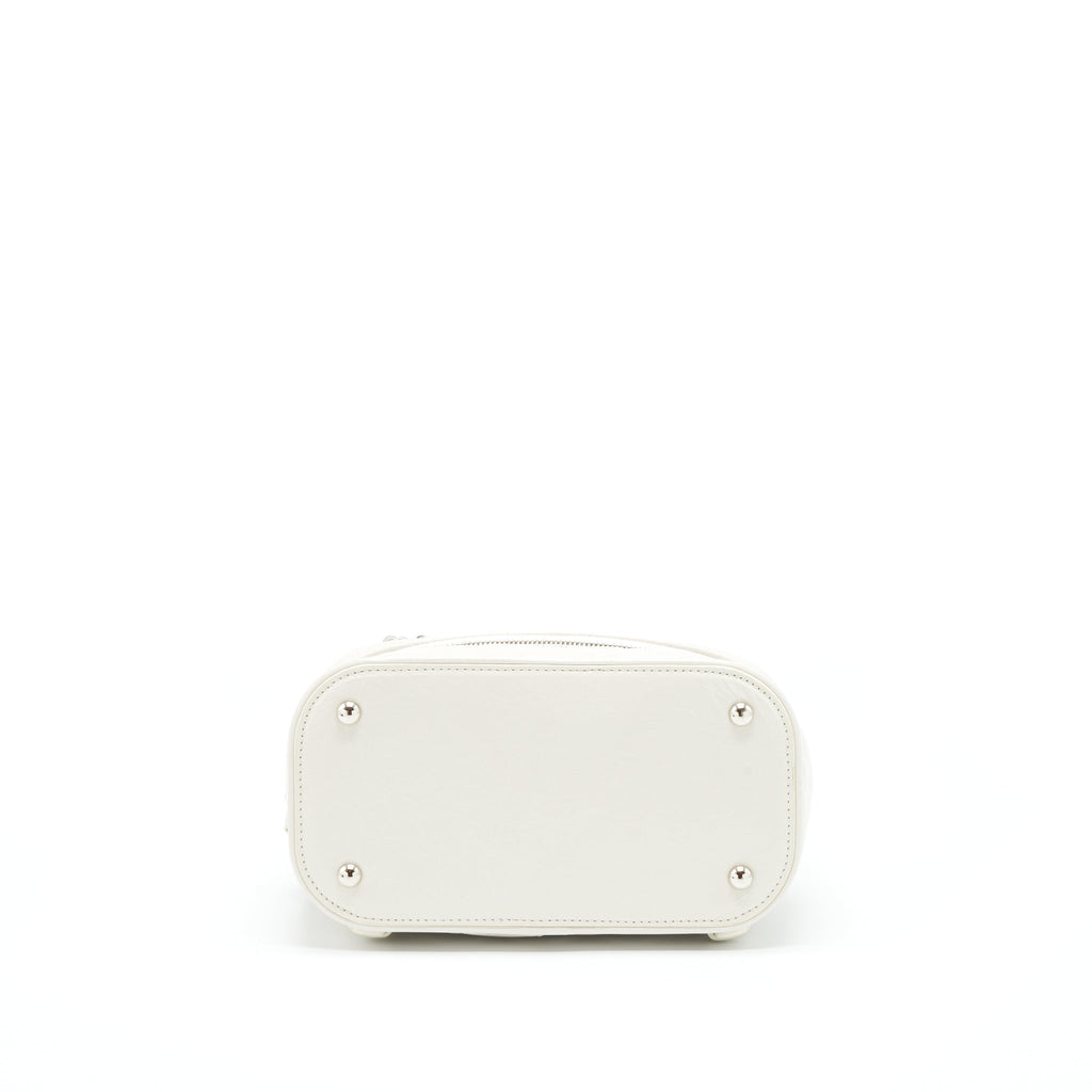 Chanel PVC Aquarium Backpack Aged Calfskin White