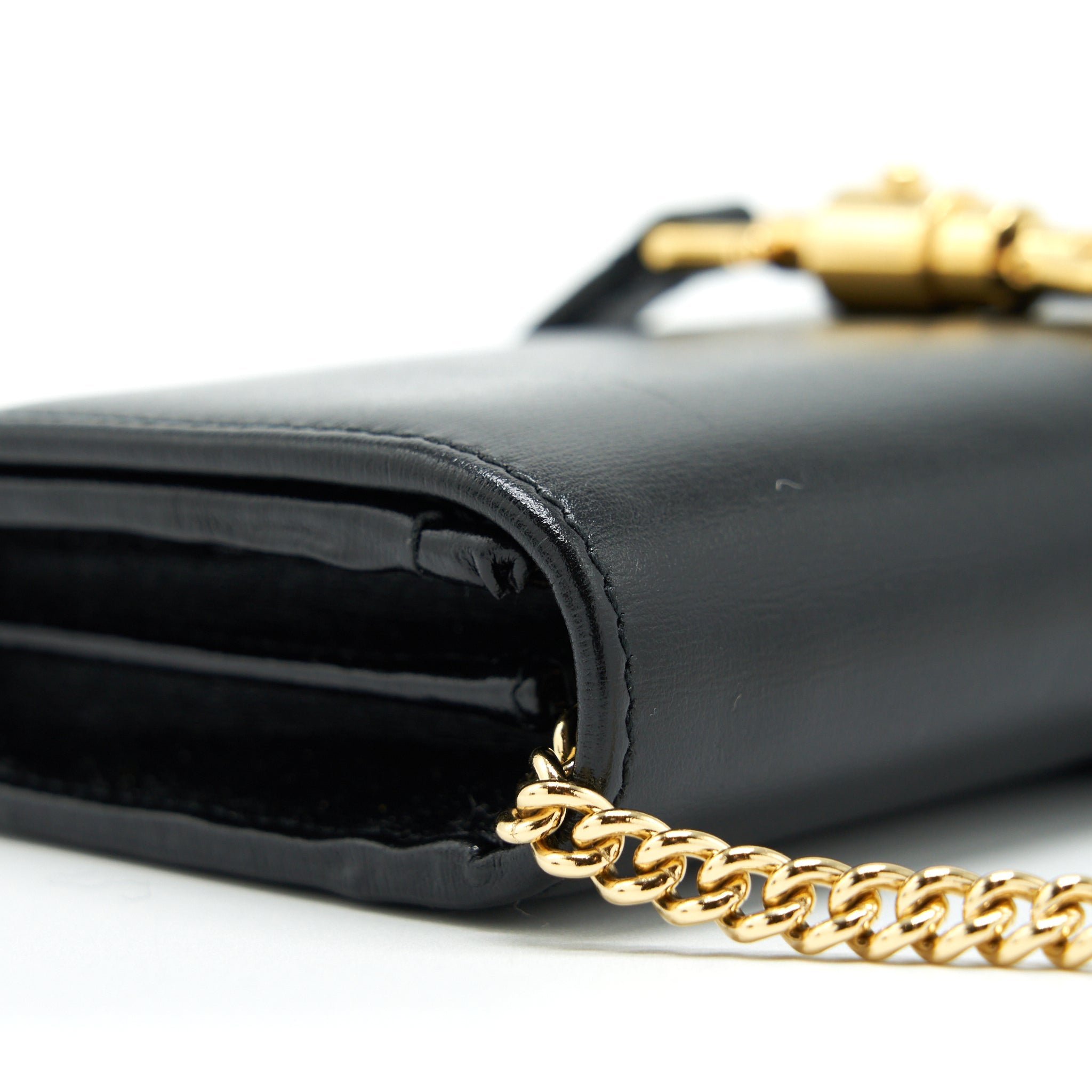 Gucci Jackie 1961 Chain Wallet Black