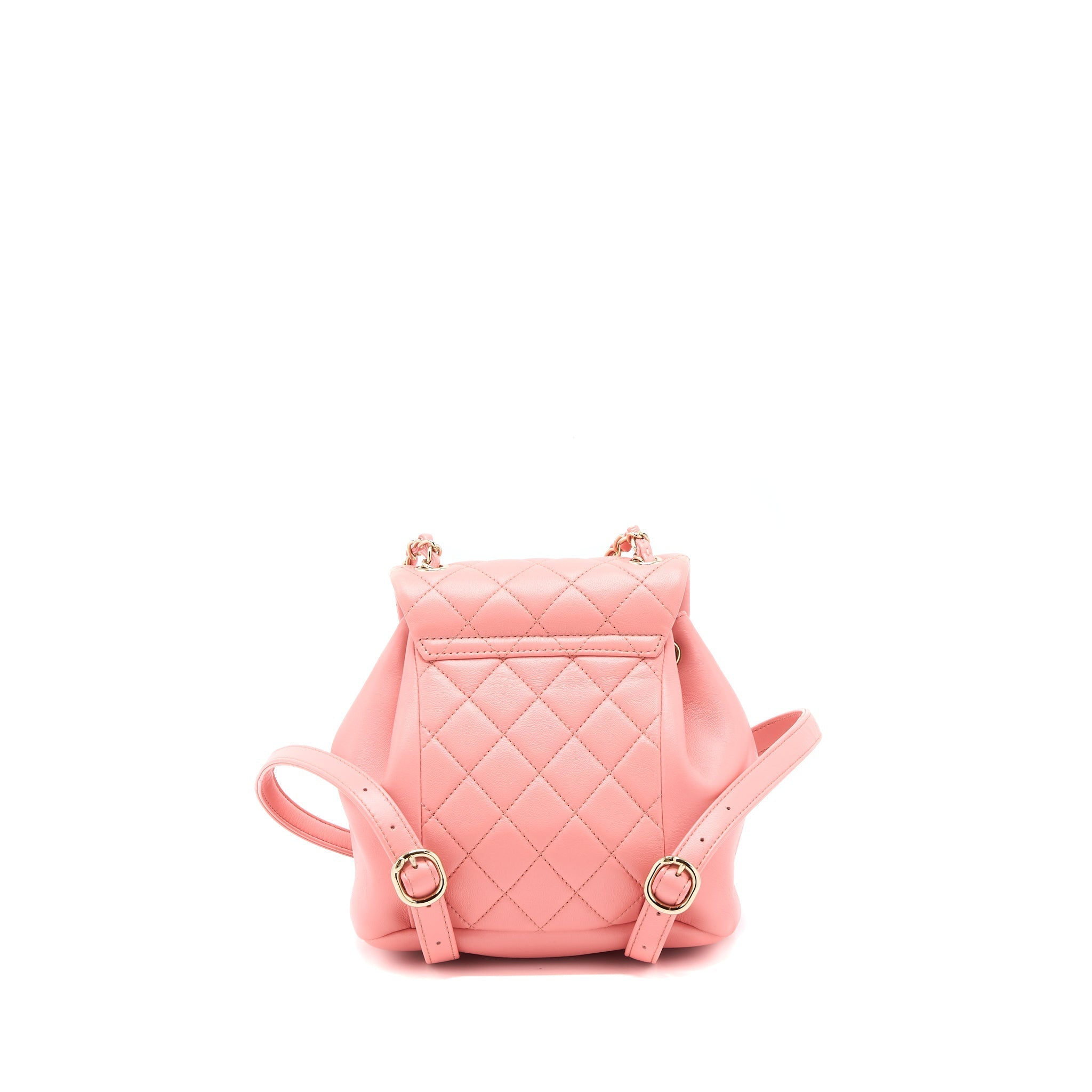 Chanel Duma Mini Backpack Lambskin Pink L(Microchip)