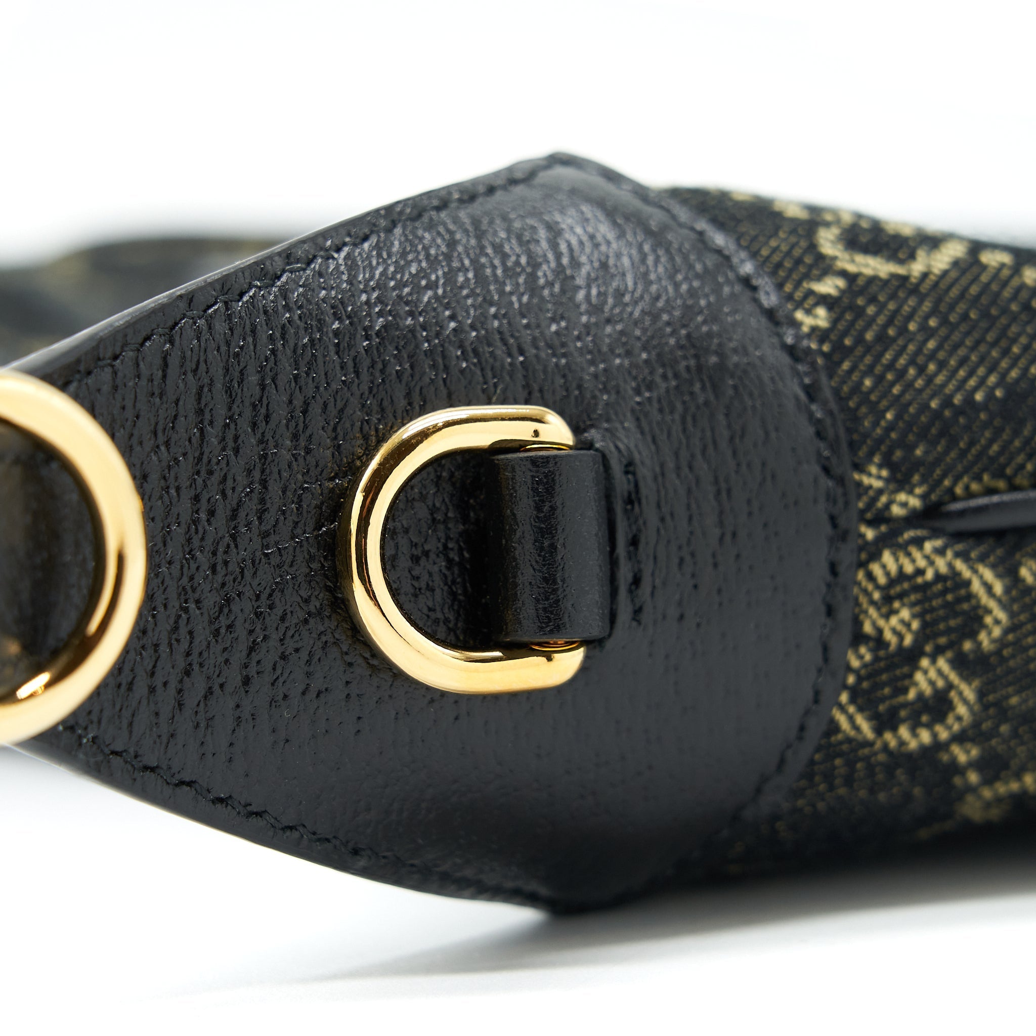 Gucci Jackie 1961 Small Shoulder Bag Denim/Leather Black