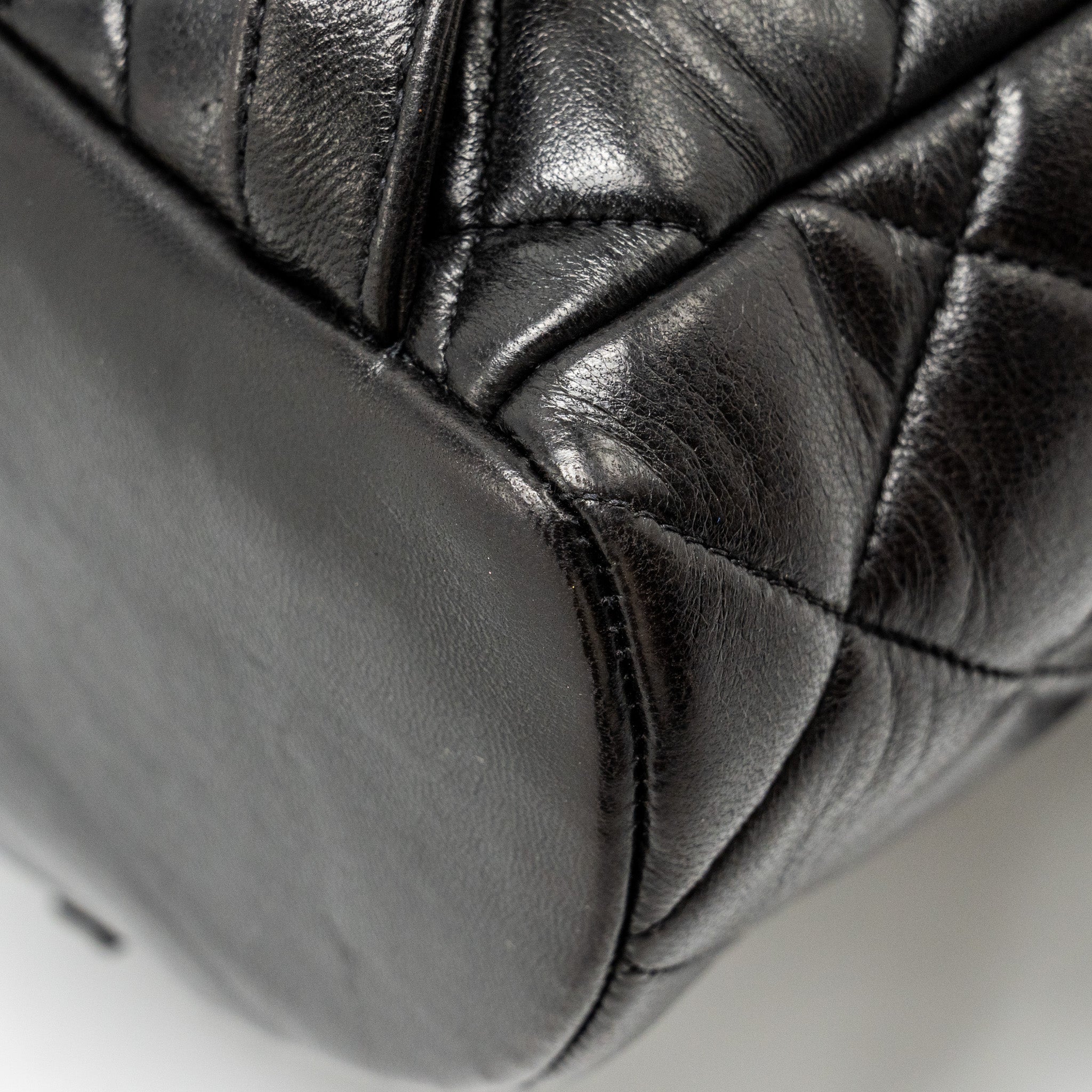 Chanel Vintage Duma Backpack Lambskin Black