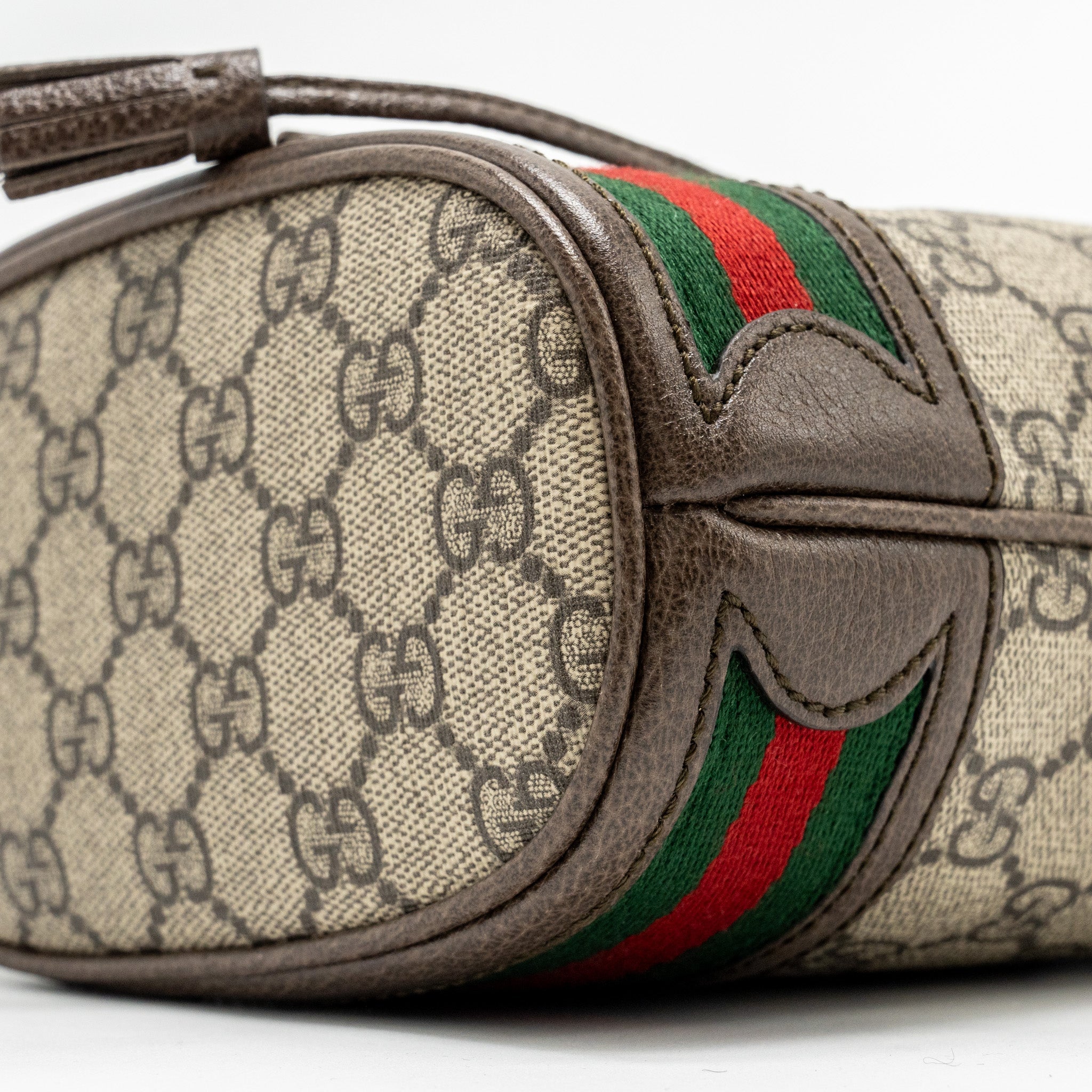 Gucci Ophidia mini Bucket Bag GG Supreme Canvas Beige / Ebony