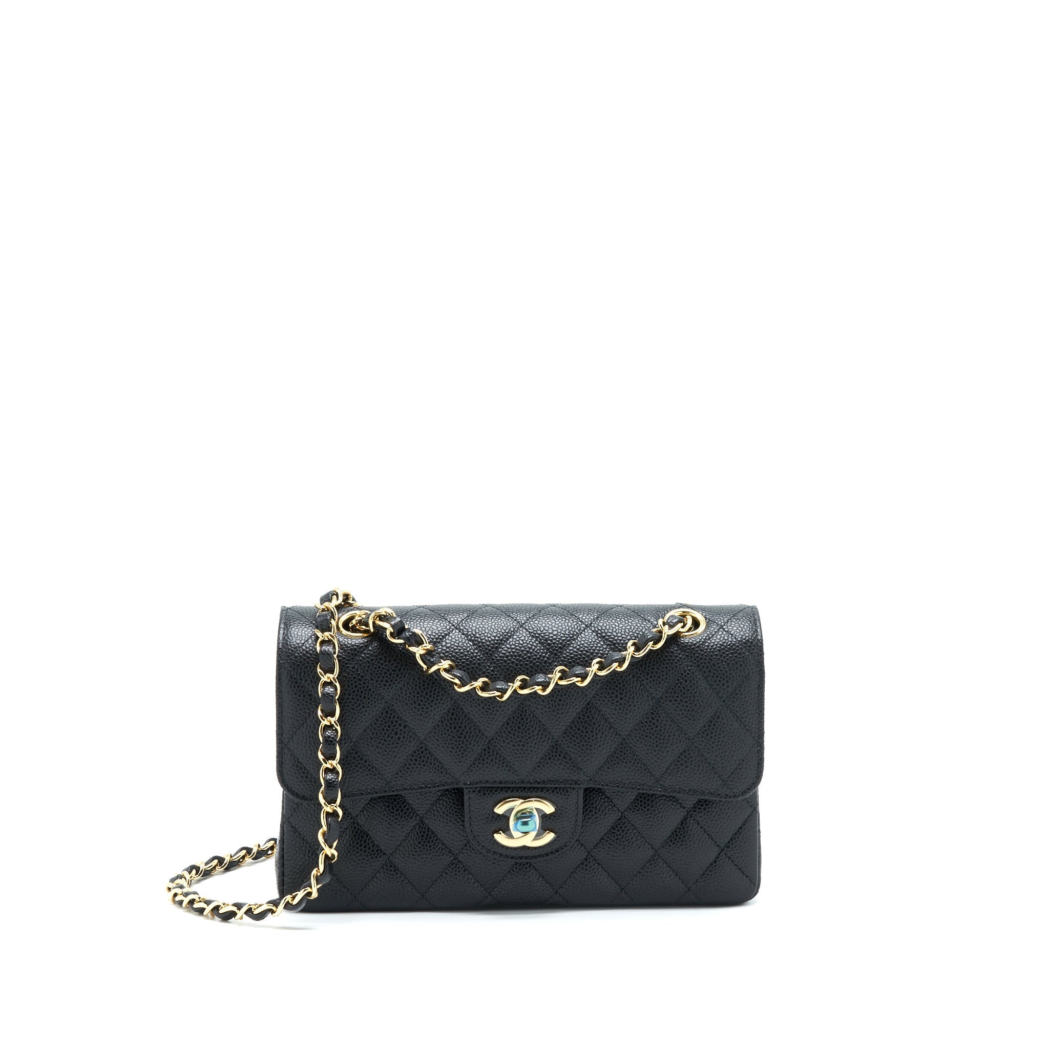 Chanel Small Classic Double Flap Caviar Black