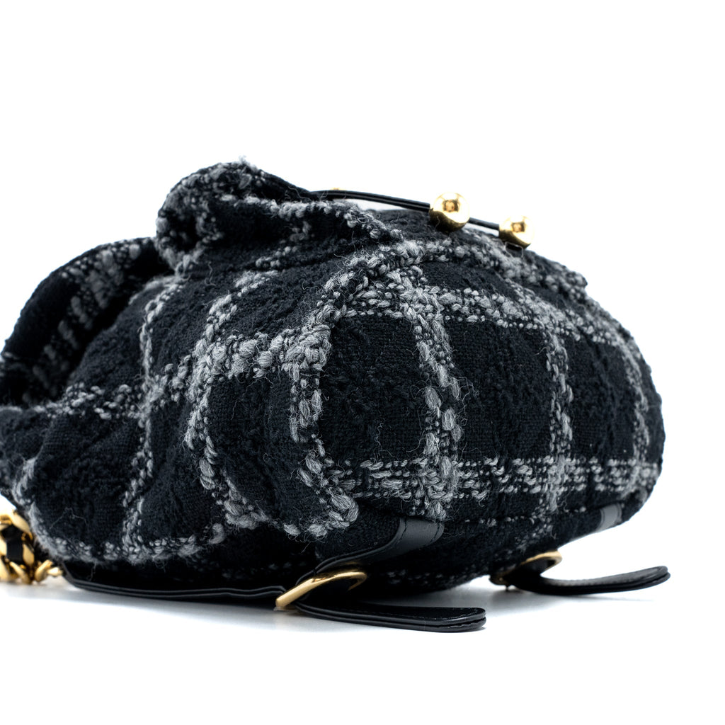 Chanel Duma Backpack Tweed Multicoloured Brushed  (Microchip)