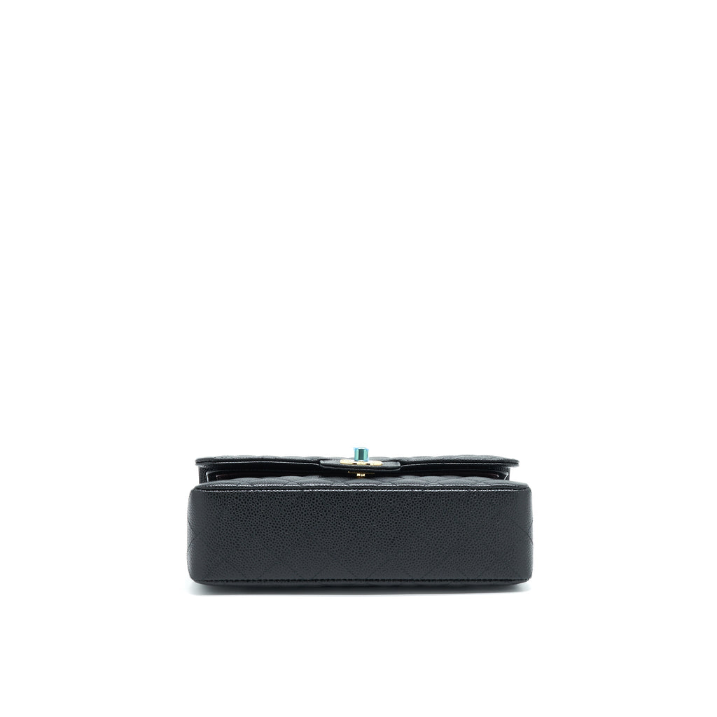 Chanel Small Classic Double Flap Caviar Black