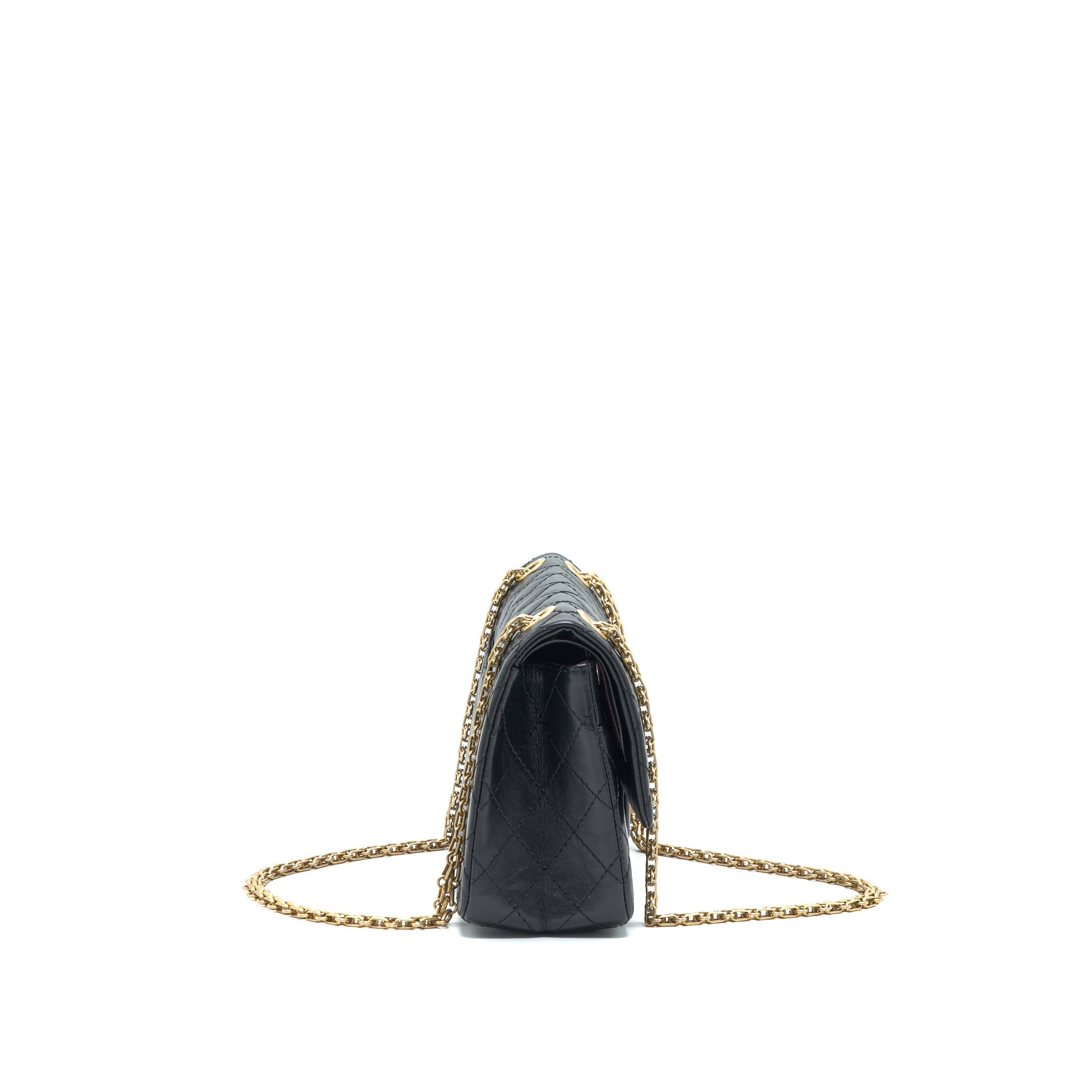 Chanel Small Reissue 2.55 Flap Bag Black Brushed